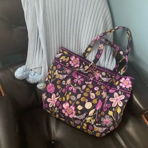 Vera Bradley Large Tote Floral Nightingale
